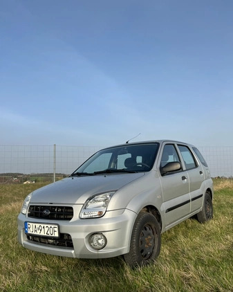 Subaru Justy cena 12900 przebieg: 156000, rok produkcji 2004 z Jarosław małe 301